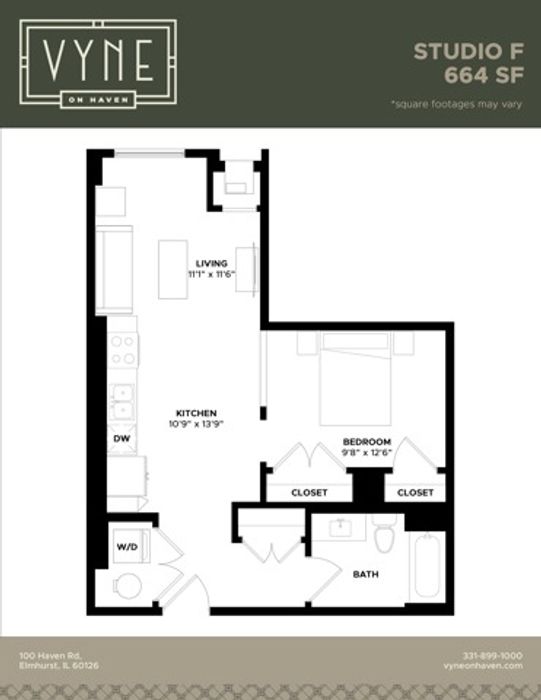 Final - Vyne On Haven - Floor Plans - STUDIO F - TYPE B