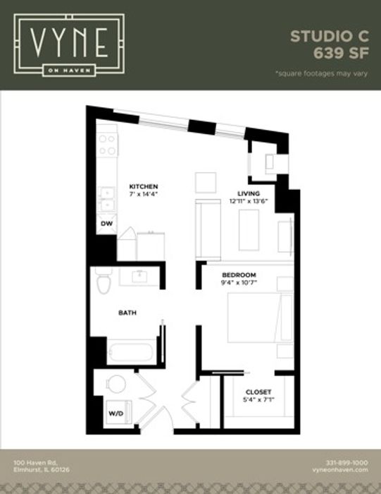 Final - Vyne On Haven - Floor Plans - STUDIO C - ADAPTABLE