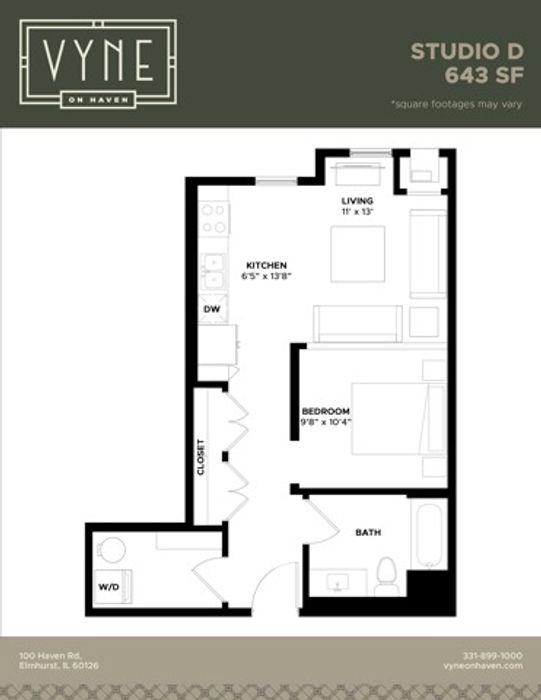 Final - Vyne On Haven - Floor Plans - STUDIO D - TYPE B