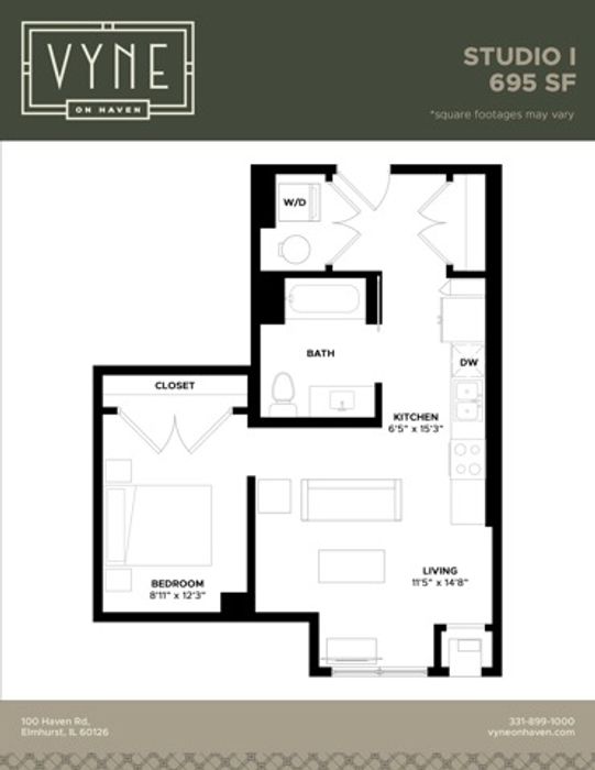 Final - Vyne On Haven - Floor Plans - STUDIO I - ADAPTABLE