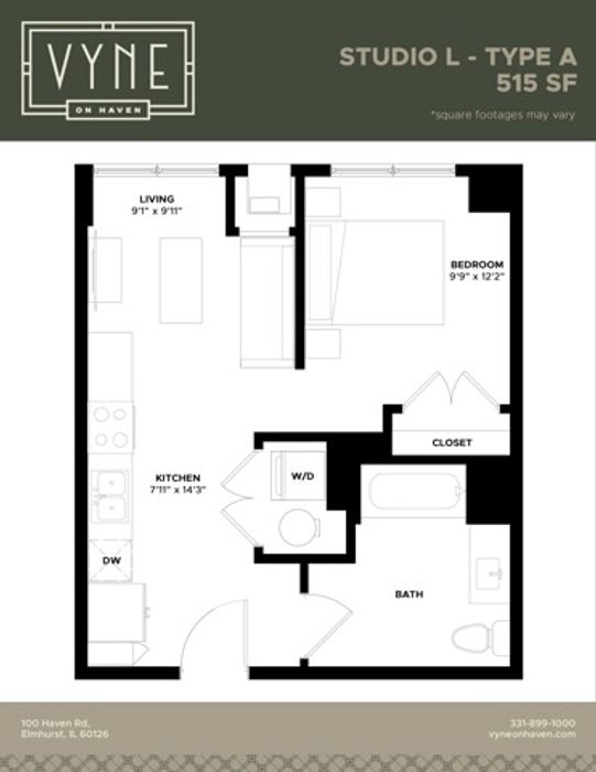 Final - Vyne On Haven - Floor Plans - STUDIO L - TYPE A