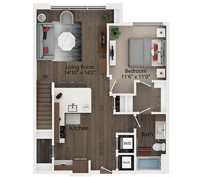A1L | One Bedroom | Floor 1