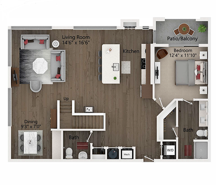 A4L | One Bedroom | Floor 1