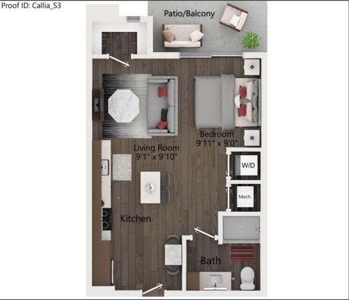 S3 | Studio Floor Plan