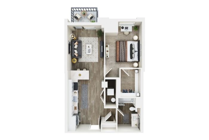 Final Updated - Vyne on Haven - Unit - 1 Bed A, Type B