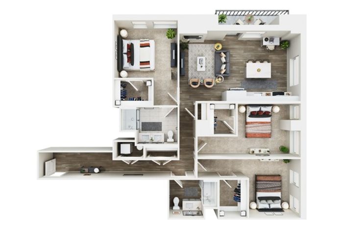 Final Updated - Vyne on Haven - Unit - 3 Bed A Type B