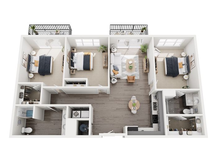 3 bedroom