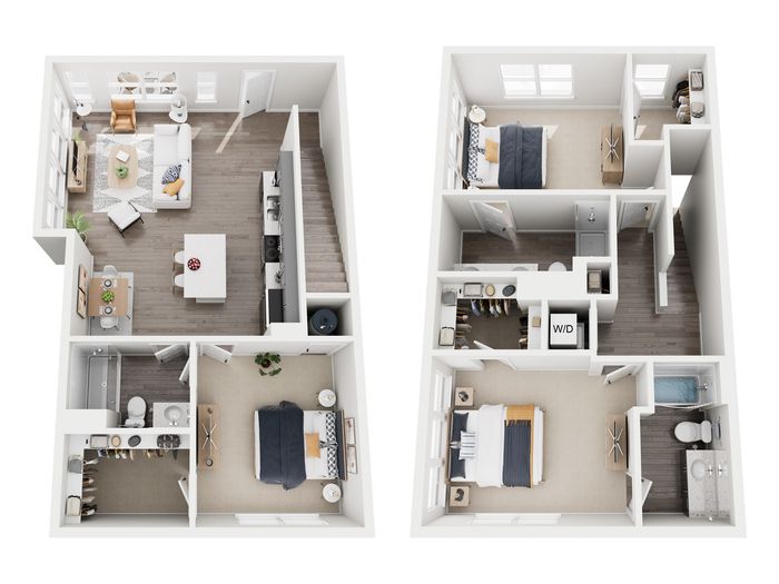 3 bedroom 2 bathroom Townhome