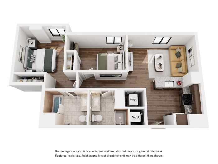 2 Bed/2 Bath
