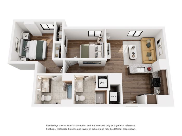 2 Bed/2 Bath