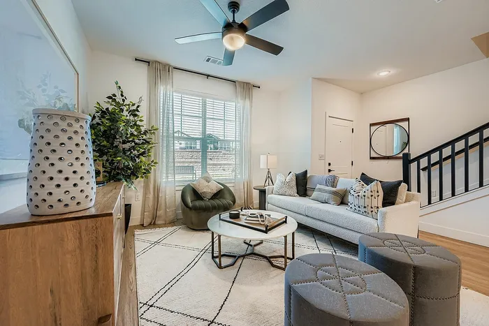 Living Room | Ara Townhomes & Flats