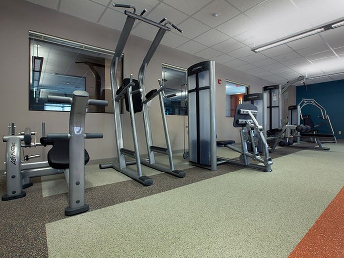 Fully Equipped Fitness Center | College Suites at City Station East |