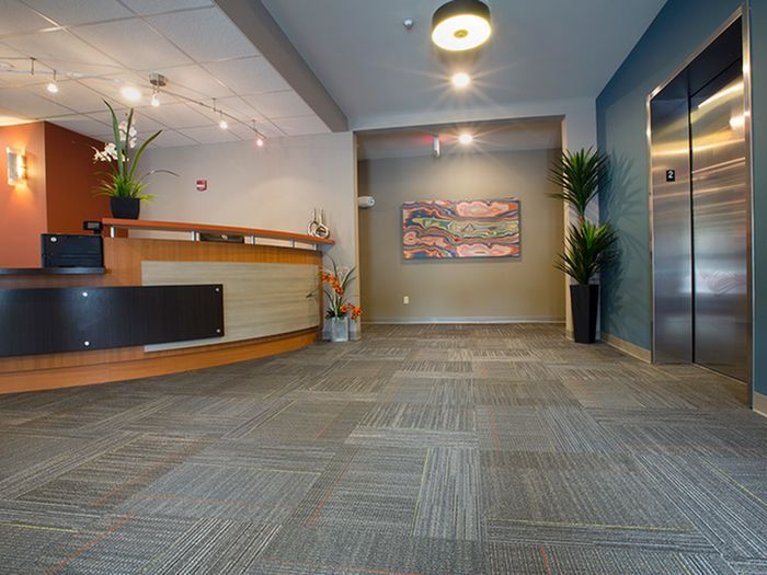 Interior Lobby | College Suites at City Station East | Troy, NY Apartments for Rent