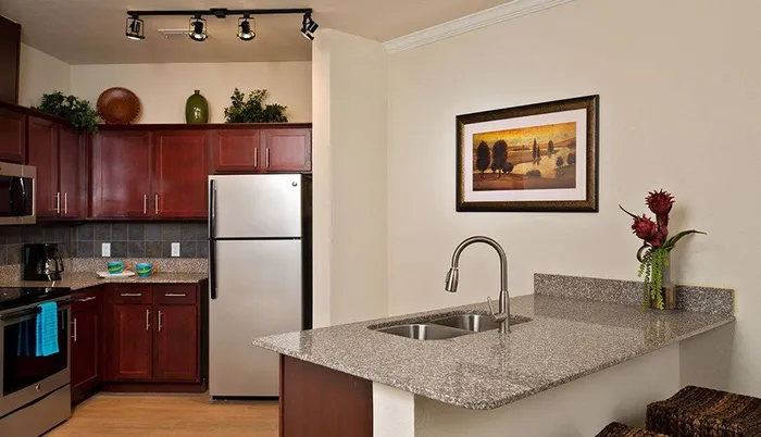 Modern Apartment kitchen Sandalwood Village | Naples FL