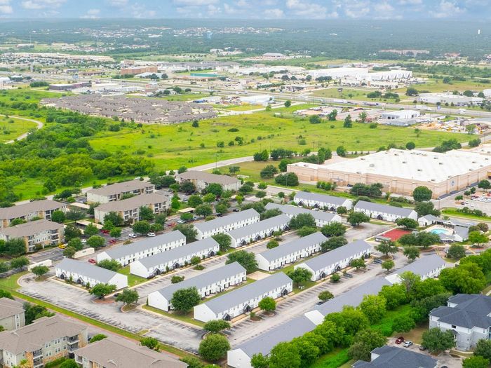 aerial drone shot