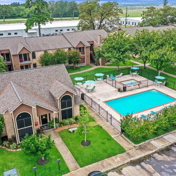 Aerial Photo of Office & Pool