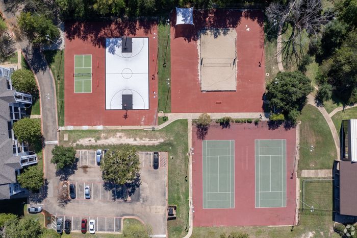 Aerial view of the amenities at The Element