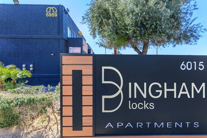 Bingham Blocks Sign