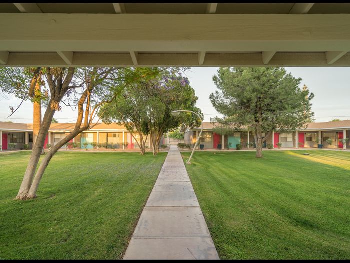 Parkside courtyard