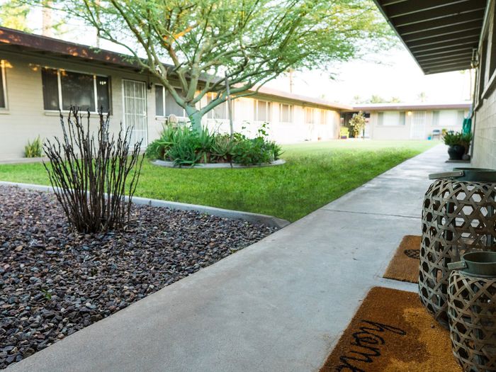 Tropicana courtyard