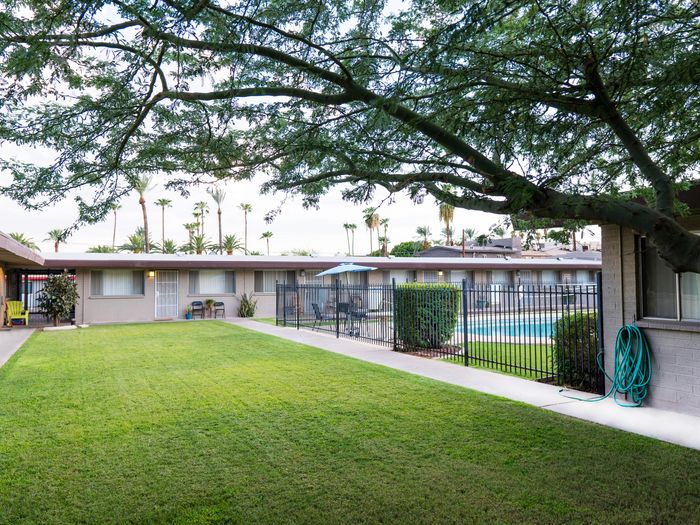Tropicana courtyard