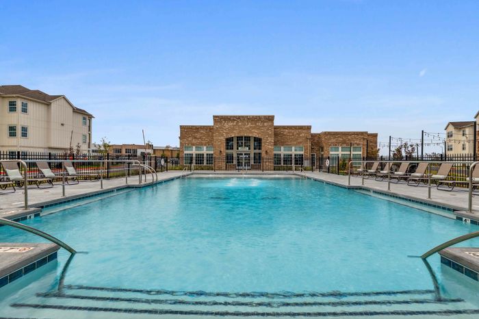 Resort Style Swimming Pool at The Laurels Apartments in Jenks, OK