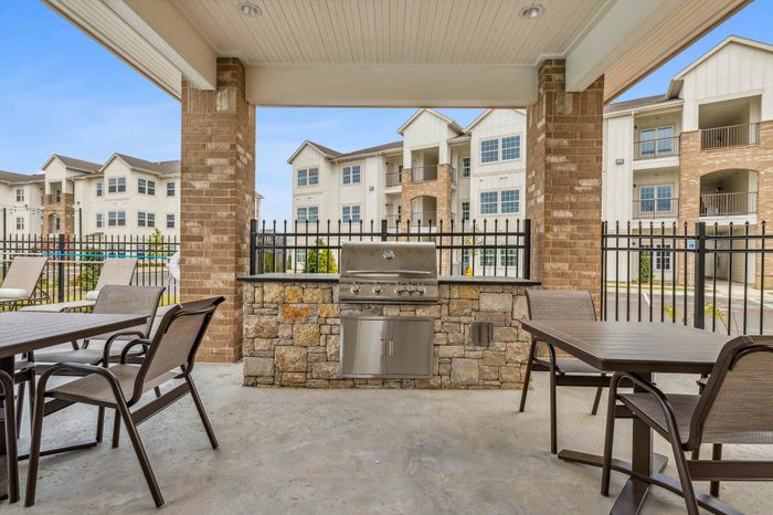 BBQ Area at The Laurels Apartments in Jenks, OK