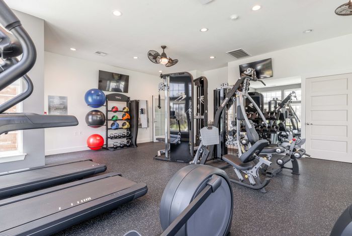Fitness Center at The Laurels Apartments in Jenks, OK