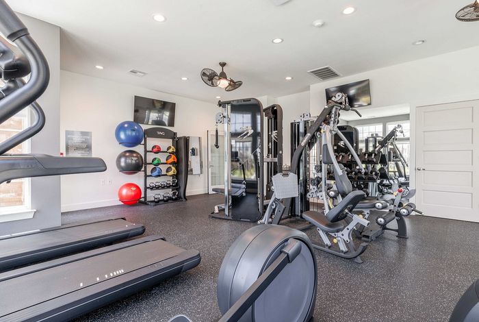 Fitness Center at The Laurels Apartments in Jenks, OK