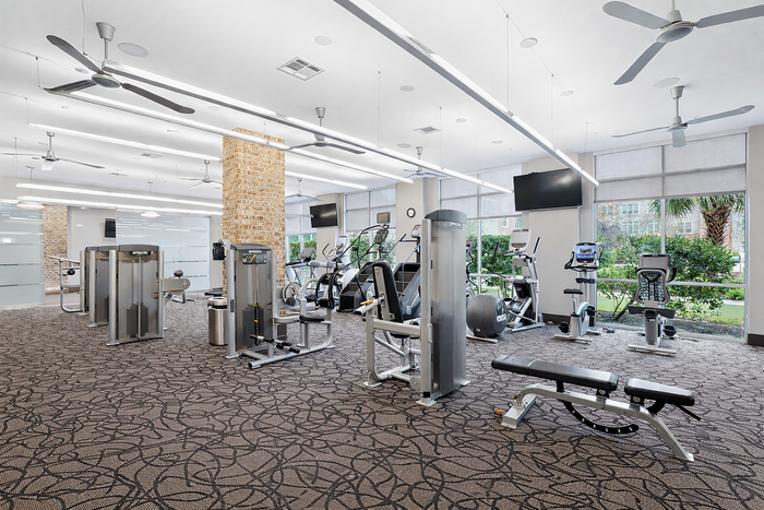 Fitness Center at The District at Washington Apartments in Houston, TExas