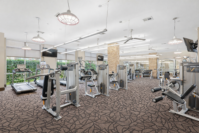 Fitness Center at The District at Washington Apartments in Houston, TExas