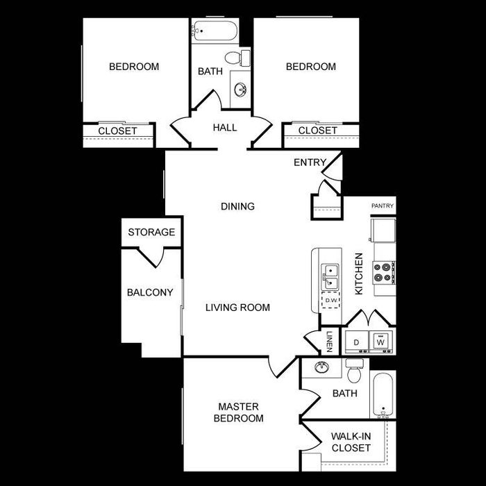 Raintree D1 Three Bedrooms