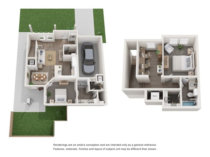 2 Bedroom 2.5 Bathroom