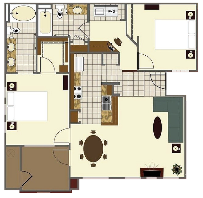 Coldwater Springs Geneva 2C Two Bedroom