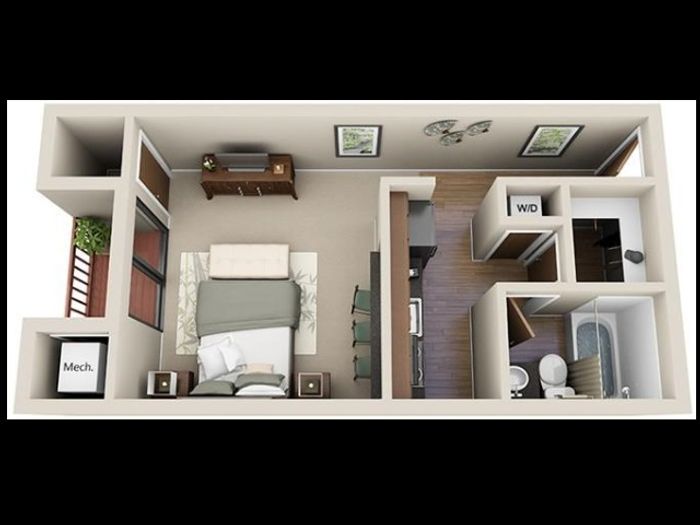 Club Valencia Studio 450 sq ft