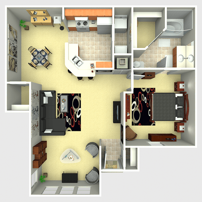 Casas De Soledad A2 Oak Solarium One Bedrooms