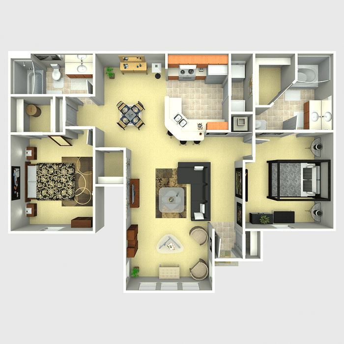 Casas De Soledad C3 Pinon Solarium Two Bedrooms