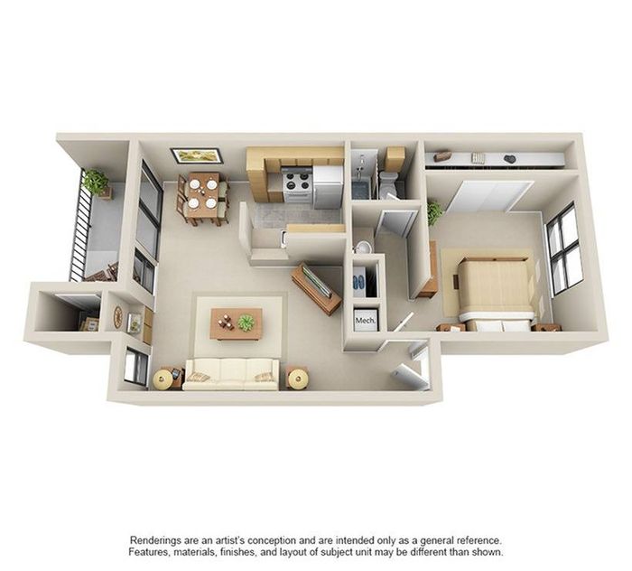 Silverado A2 One Bedroom
