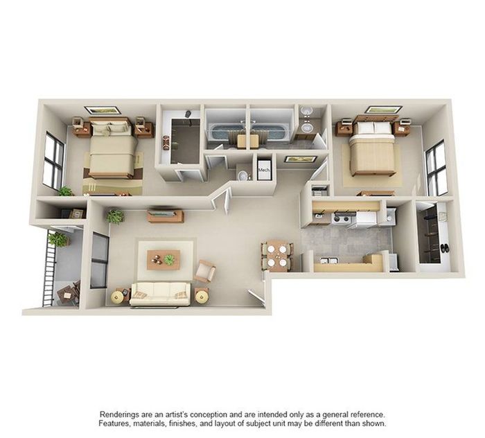 Silverado C1 Two Bedroom