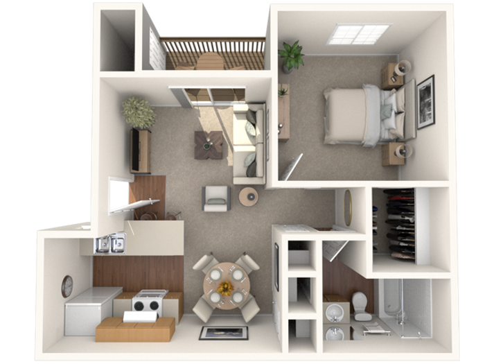 One Bed One Bath