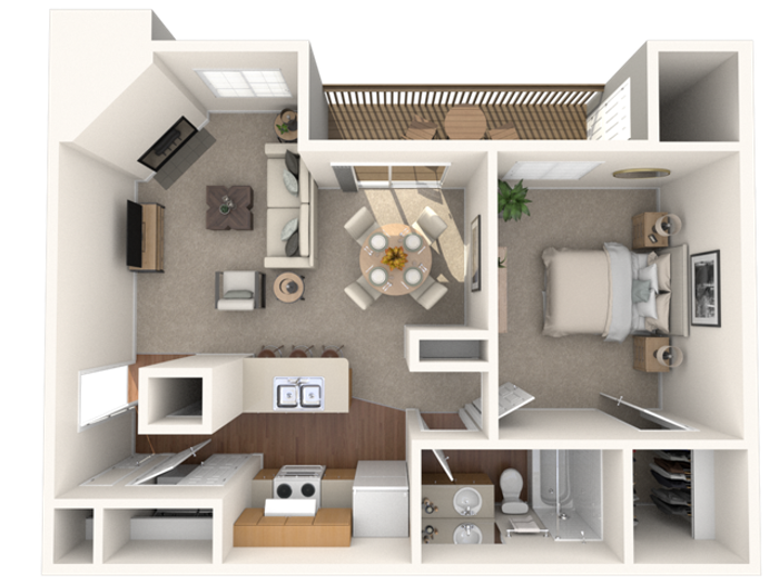 One Bed One Bath