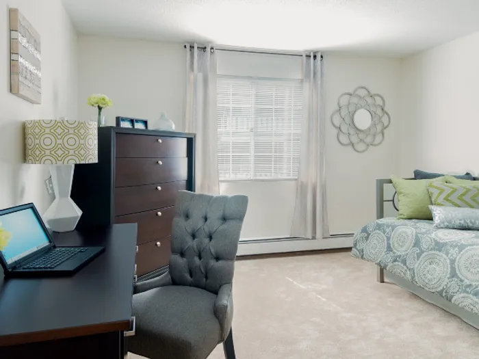 Model Bedroom | Colonial Village Apartments | Apartments in Manchester NH