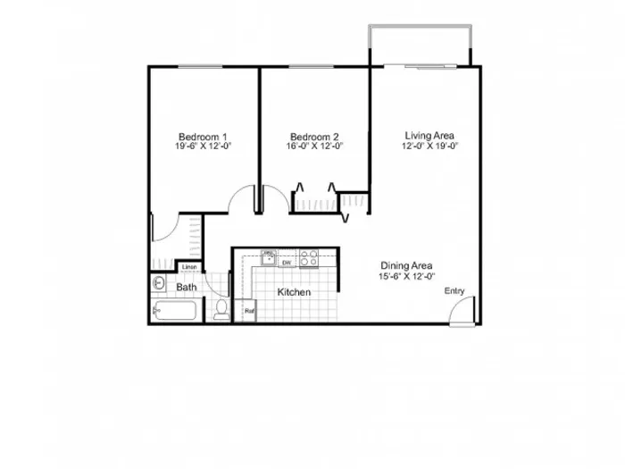 B1B  | Colonial Village Apartments | Apartments in Manchester NH