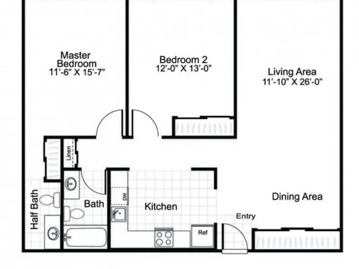 2 Bed 1.5 Bath | Apartment in Manchester, NH | Greenview Village Apartments