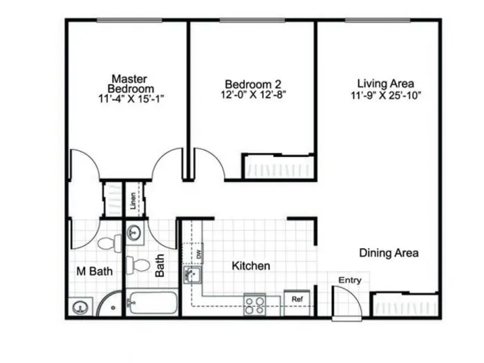 2 Bed and 2 Bath | Apartment in Manchester, NH | Greenview Village Apartments