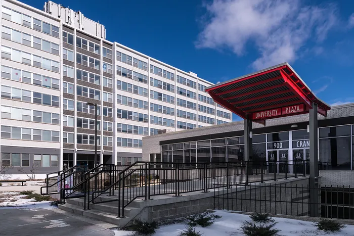 Secure entry systems providing peace of mind at University Plaza student apartments near NIU