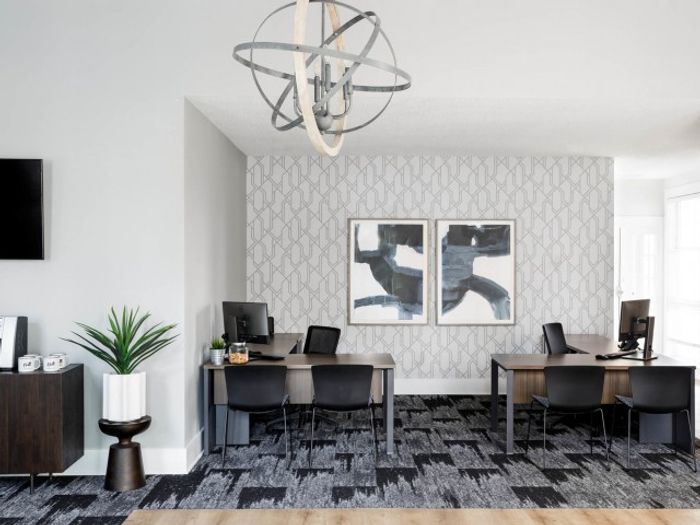 Modern and comfortable leasing office at The Flatts Salisbury