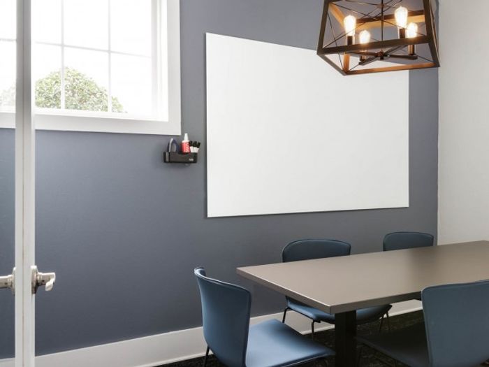 Quiet study lounge with comfortable seating at The Flatts Salisbury