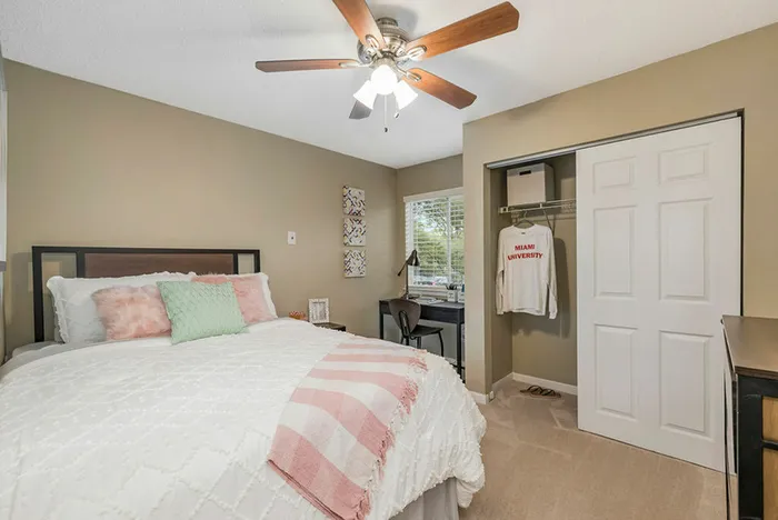 Large closet in the bedroom