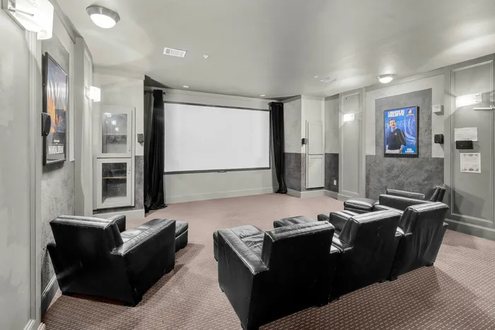 Watch your favorite films in the community movie theater at The Quarters, off-campus student apartments near UL Lafayette.